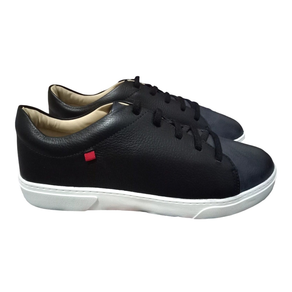 Marc Joseph New York Clarkson St Mens 6.5 Black Ice Blue Grain Leather Sneakers - Picture 5 of 14